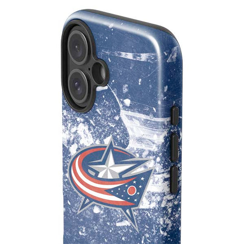 NHL Columbus Blue Jackets Frozen iPhone 16 Impact Case