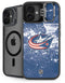 NHL Columbus Blue Jackets Frozen iPhone 16 Kickstand Case
