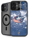 NHL Columbus Blue Jackets Frozen iPhone 16 Plus Kickstand Case