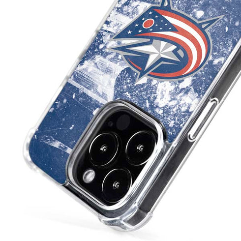 NHL Columbus Blue Jackets Frozen iPhone 16 Pro MagSafe Case