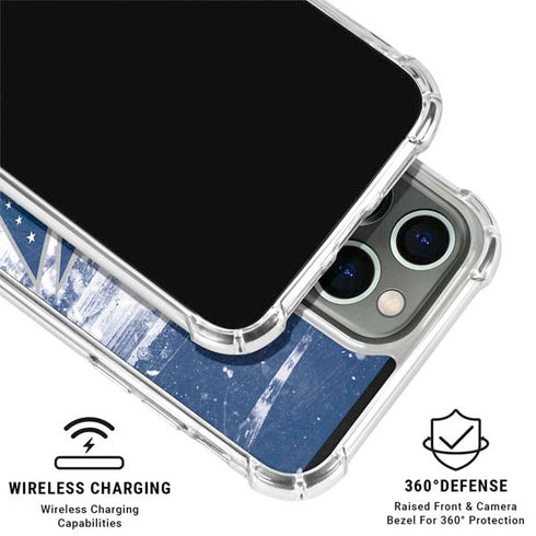 NHL Columbus Blue Jackets Frozen iPhone 16 Pro Max Clear Case