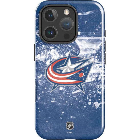 NHL Columbus Blue Jackets Frozen iPhone 16 Pro Max Impact Case