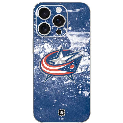 NHL Columbus Blue Jackets Frozen iPhone 16 Pro Skin