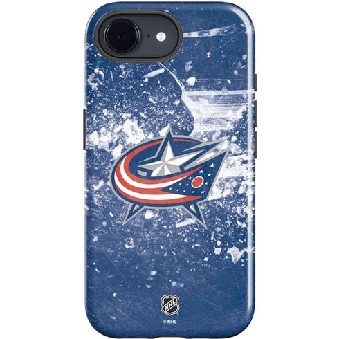 NHL Columbus Blue Jackets Frozen iPhone 16e Impact Case