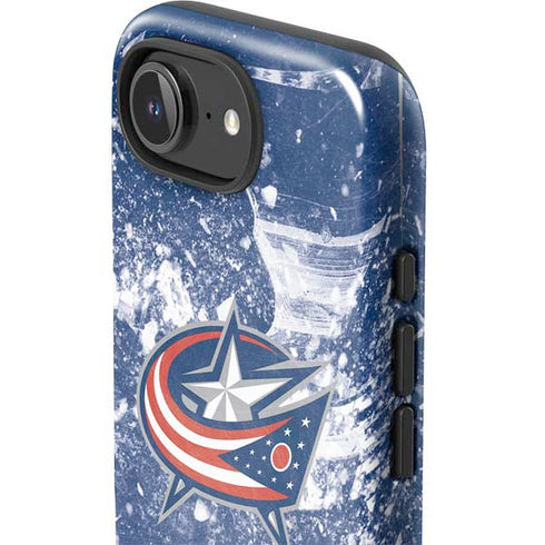 NHL Columbus Blue Jackets Frozen iPhone 16e Impact Case