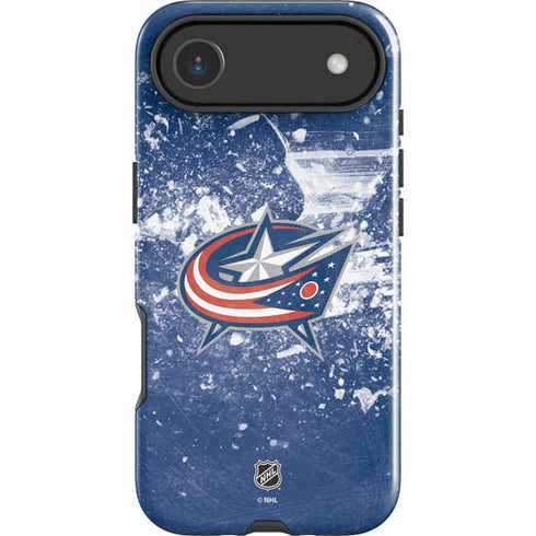 NHL Columbus Blue Jackets Frozen iPhone 17 Air Impact Case