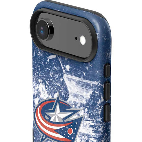 NHL Columbus Blue Jackets Frozen iPhone 17 Air Impact Case