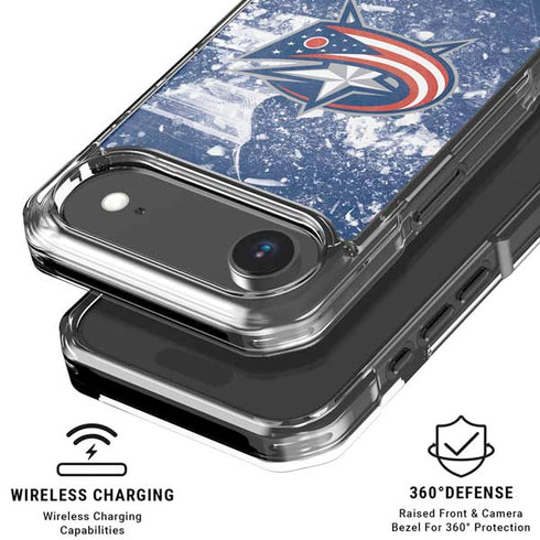 NHL Columbus Blue Jackets Frozen iPhone 17 Air MagSafe Case