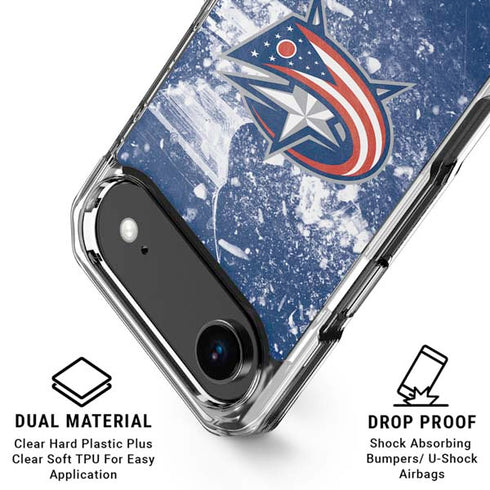 NHL Columbus Blue Jackets Frozen iPhone 17 Air MagSafe Case