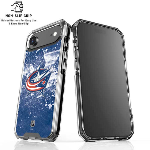 NHL Columbus Blue Jackets Frozen iPhone 17 Air MagSafe Case