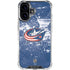 NHL Columbus Blue Jackets Frozen iPhone 17 Clear Case
