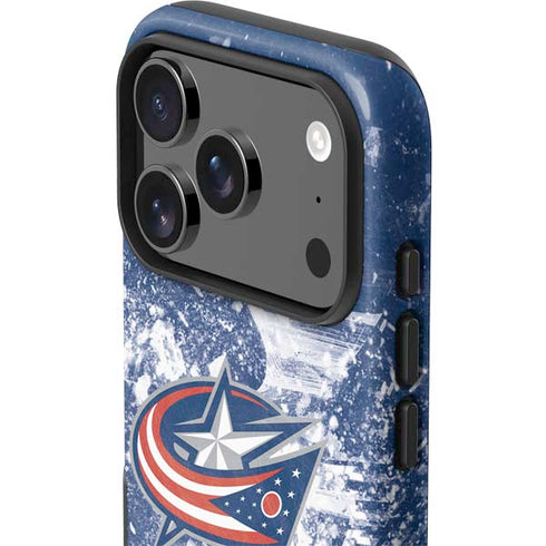 NHL Columbus Blue Jackets Frozen iPhone 17 Pro Max Impact Case