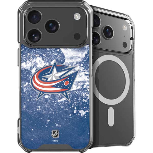 NHL Columbus Blue Jackets Frozen iPhone 17 Pro Max MagSafe Case