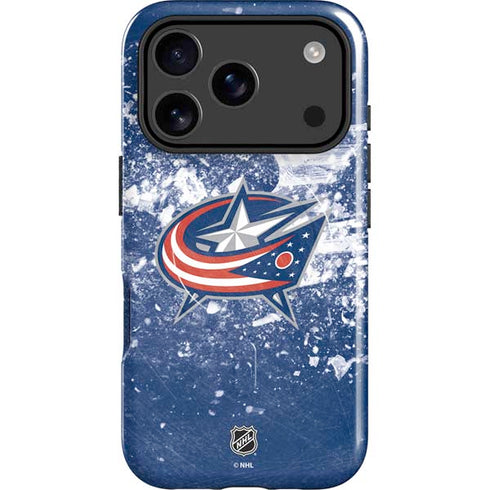 NHL Columbus Blue Jackets Frozen iPhone 17 Pro Max Magsafe Impact Case