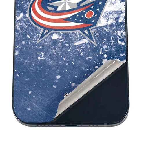 NHL Columbus Blue Jackets Frozen iPhone 17 Pro Skin