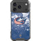 NHL Columbus Blue Jackets Frozen iPhone 18 Pro Clear Case
