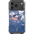 NHL Columbus Blue Jackets Frozen iPhone 18 Pro Clear Case