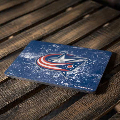 NHL Columbus Blue Jackets Frozen Apple MacBook Air Skin