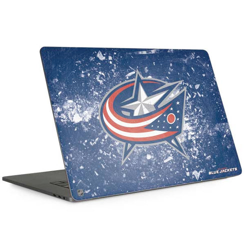 NHL Columbus Blue Jackets Frozen MacBook Skins