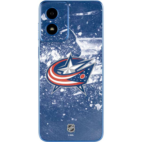 NHL Columbus Blue Jackets Frozen Moto G Play 4G (2024) Skin