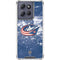 NHL Columbus Blue Jackets Frozen Moto G Stylus 5G (2025) Clear Case