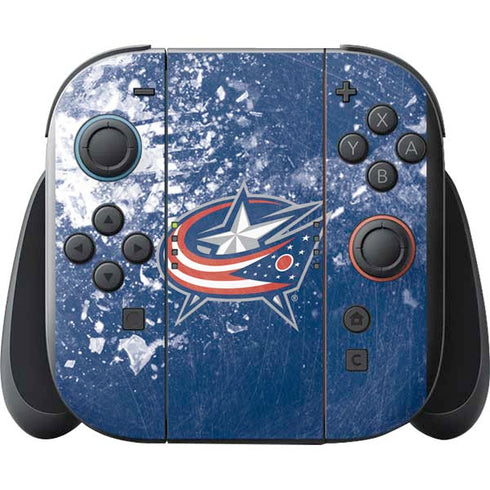 NHL Columbus Blue Jackets Frozen Nintendo Switch 2 (2025) with Joy-Con Skin