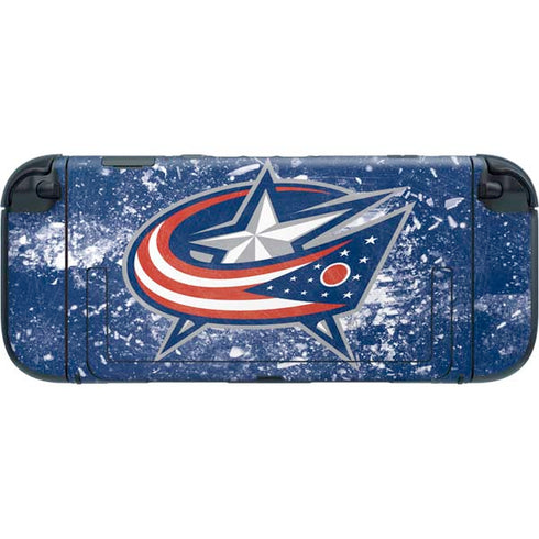 NHL Columbus Blue Jackets Frozen Nintendo Switch 2 (2025) with Joy-Con Skin