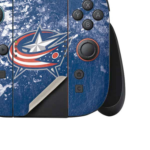 NHL Columbus Blue Jackets Frozen Nintendo Switch 2 (2025) Joy-Con Controller Skin