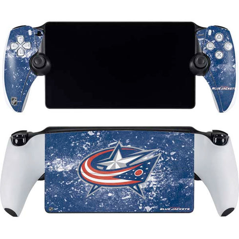 NHL Columbus Blue Jackets Frozen PlayStation PS5 Skins
