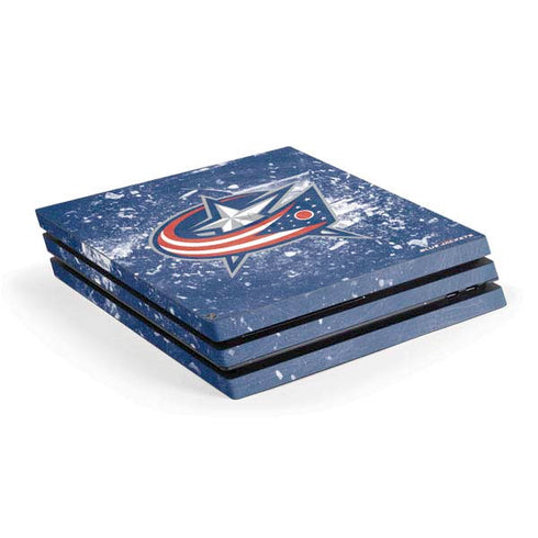 NHL Columbus Blue Jackets Frozen PlayStation PS4 Skins