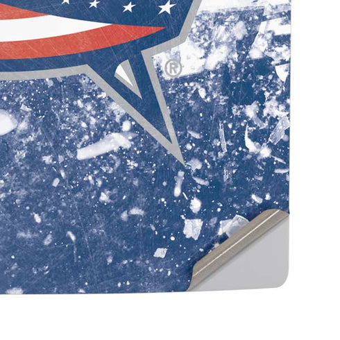 NHL Columbus Blue Jackets Frozen PS5 Pro Disk Console Skin