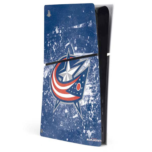 NHL Columbus Blue Jackets Frozen PlayStation PS5 Skins