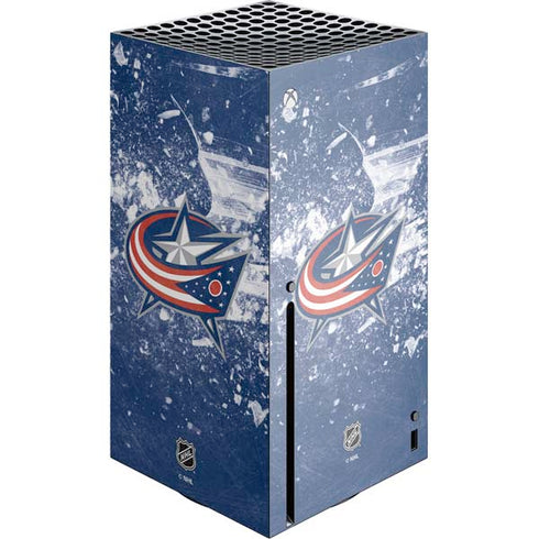 NHL Columbus Blue Jackets Frozen Xbox Series X Skins