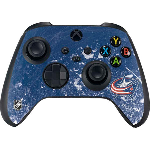 NHL Columbus Blue Jackets Frozen Xbox Series X Skins