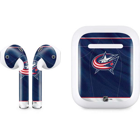 NHL Columbus Blue Jackets Jersey Apple AirPods Skin