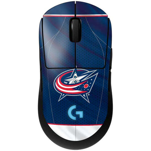 NHL Columbus Blue Jackets Jersey G Pro Wireless Gaming Mouse Skin