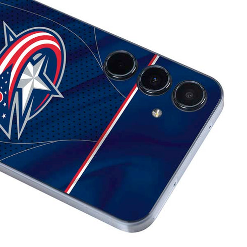 NHL Columbus Blue Jackets Jersey Galaxy A55 5G Skin