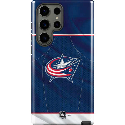 NHL Columbus Blue Jackets Jersey Galaxy S23 Ultra Pro Case