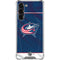 NHL Columbus Blue Jackets Jersey Galaxy S24 FE Clear Case