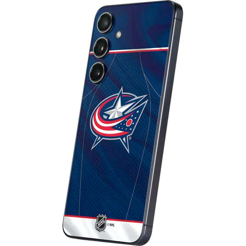 NHL Columbus Blue Jackets Jersey Galaxy S25 Plus Skin