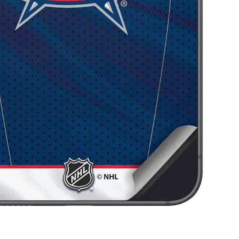 NHL Columbus Blue Jackets Jersey Galaxy S25 Skin