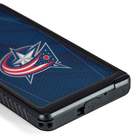 NHL Columbus Blue Jackets Jersey Galaxy S24 Ultra Waterproof Case