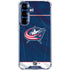 NHL Columbus Blue Jackets Jersey Galaxy S25 Clear Case