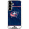 NHL Columbus Blue Jackets Jersey Galaxy S26 Plus Clear Case