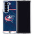 NHL Columbus Blue Jackets Jersey Galaxy Z Fold6 Clear Case