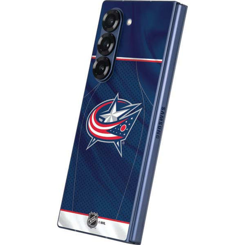 NHL Columbus Blue Jackets Jersey Galaxy Z Fold6 Skin