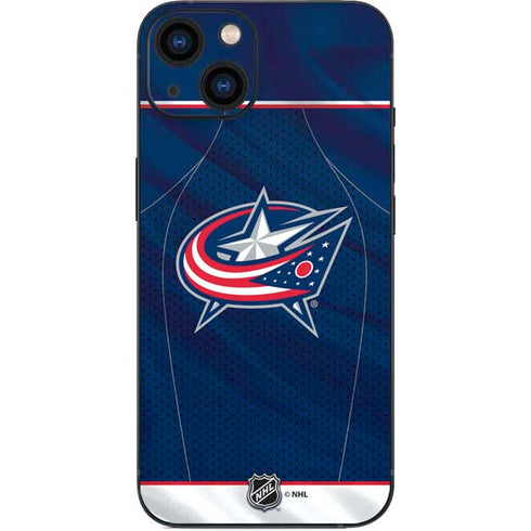NHL Columbus Blue Jackets Jersey iPhone Skins