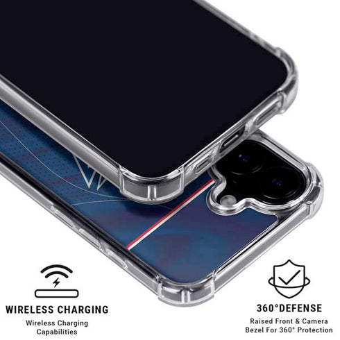 NHL Columbus Blue Jackets Jersey iPhone 16 MagSafe Case