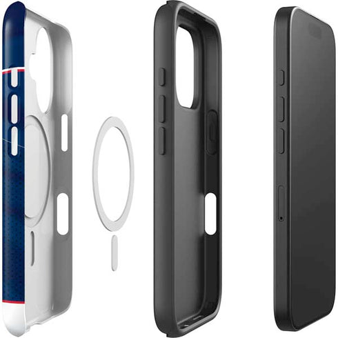 NHL Columbus Blue Jackets Jersey iPhone 16 Magsafe Impact Case