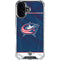 NHL Columbus Blue Jackets Jersey iPhone 16 Plus Clear Case